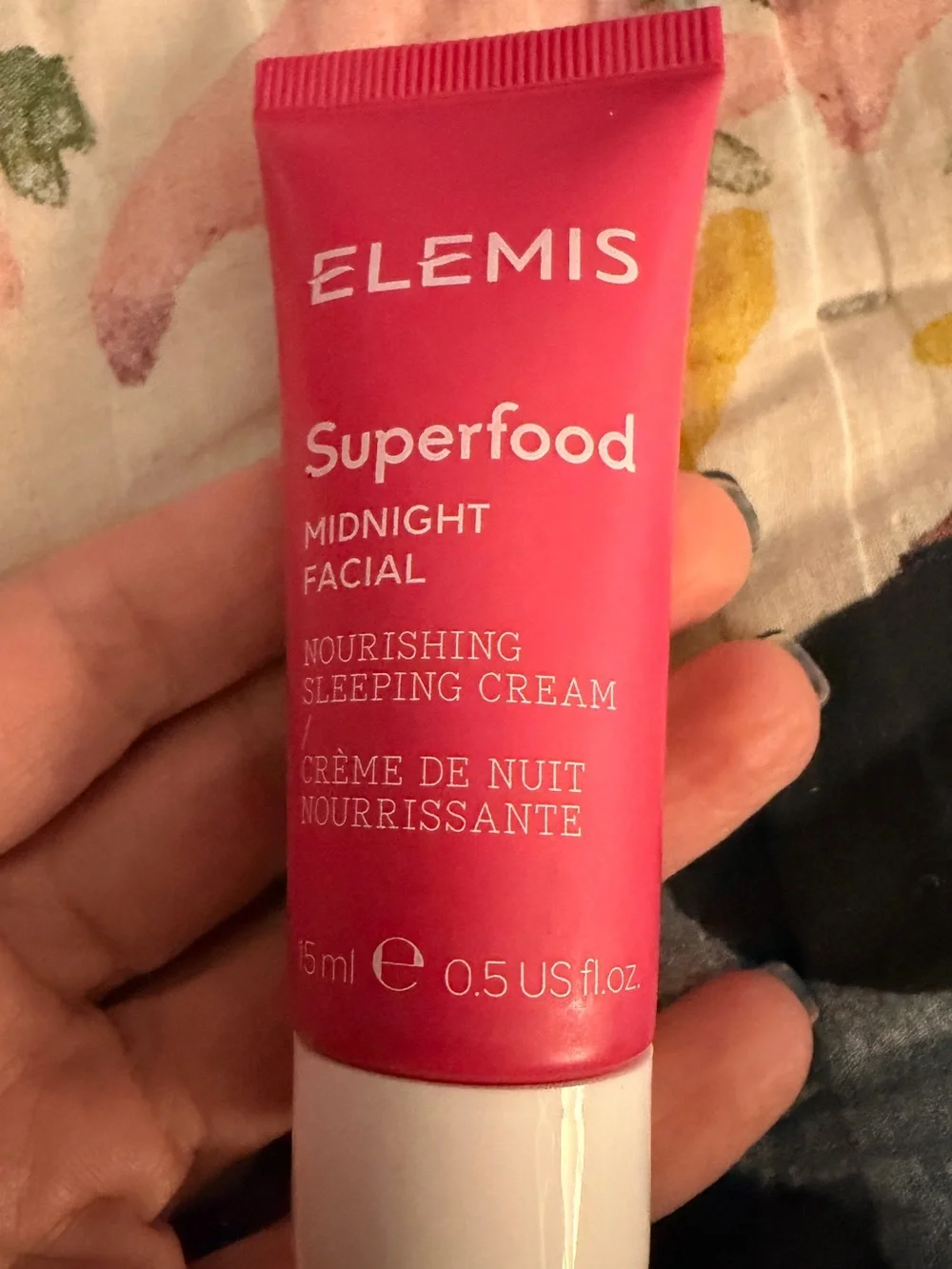 ELEMIS Superfood Midnight Facial Nourishing Sleeping Cream .5 fl oz/15 mL Travel